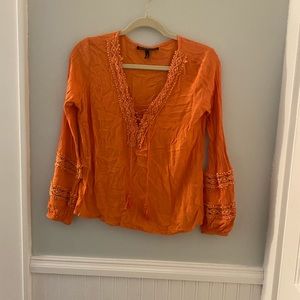 Peachy Blouse with Beautiful Detail
